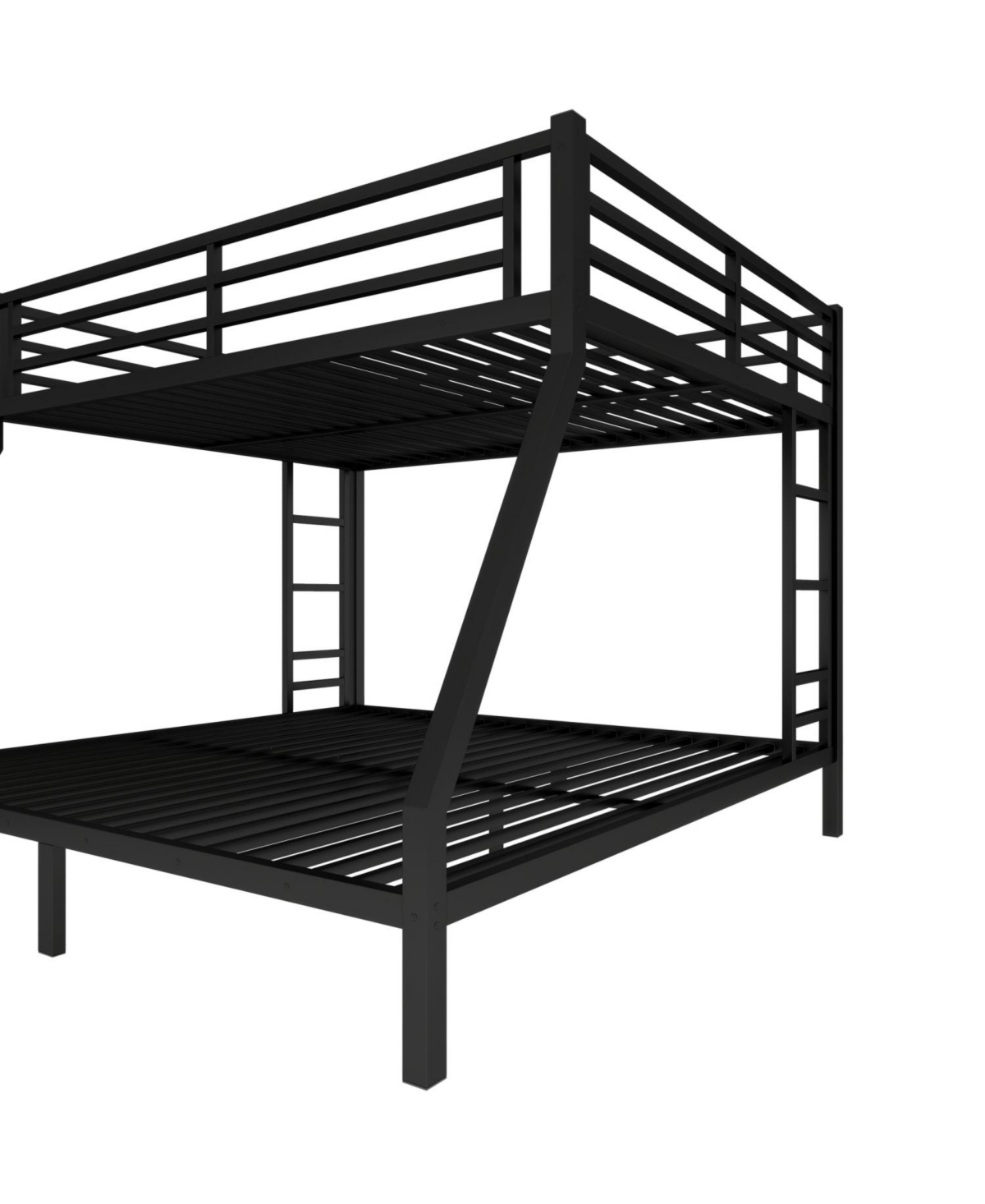 Streamdale Furniture Streamdale Metal Queen over King Bunk Bed, Space-Saving