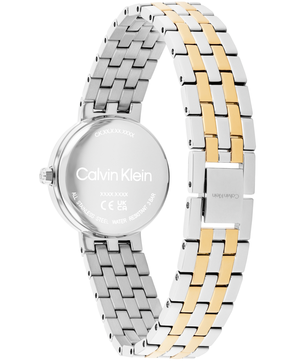Calvin Klein Women's Forme Two Tone Stainless Steel Bracelet Watch, 26mm