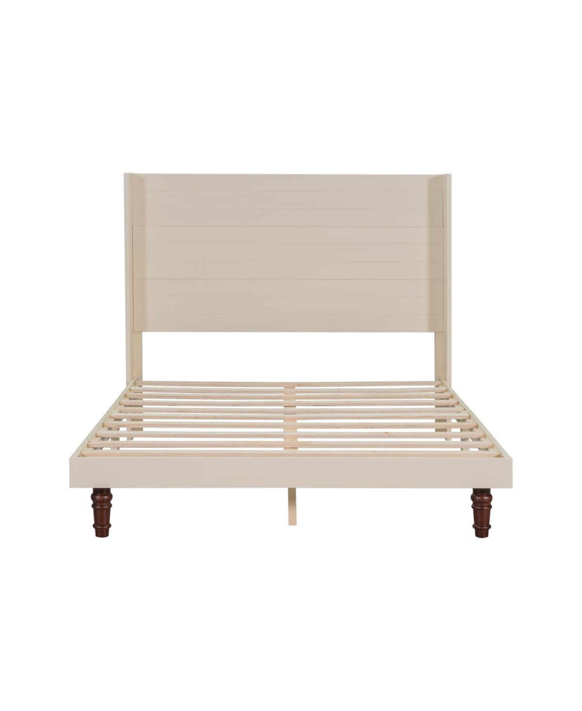 Streamdale Furniture Elegant High Headboard Queen Bed