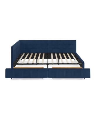 Streamdale Tufted Upholstered Bed Frame with Comfortable Backrest