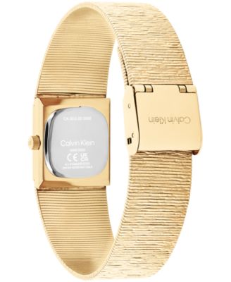 Women's Sophisticated Gold Tone Stainless Steel Bracelet Watch, 20mm
