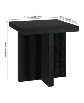 Boden 22" Wide Square Side Table