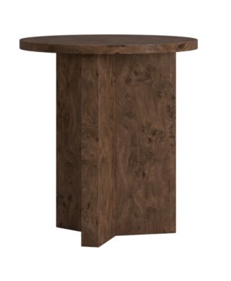 Anders 20" Wide Burled Side Table