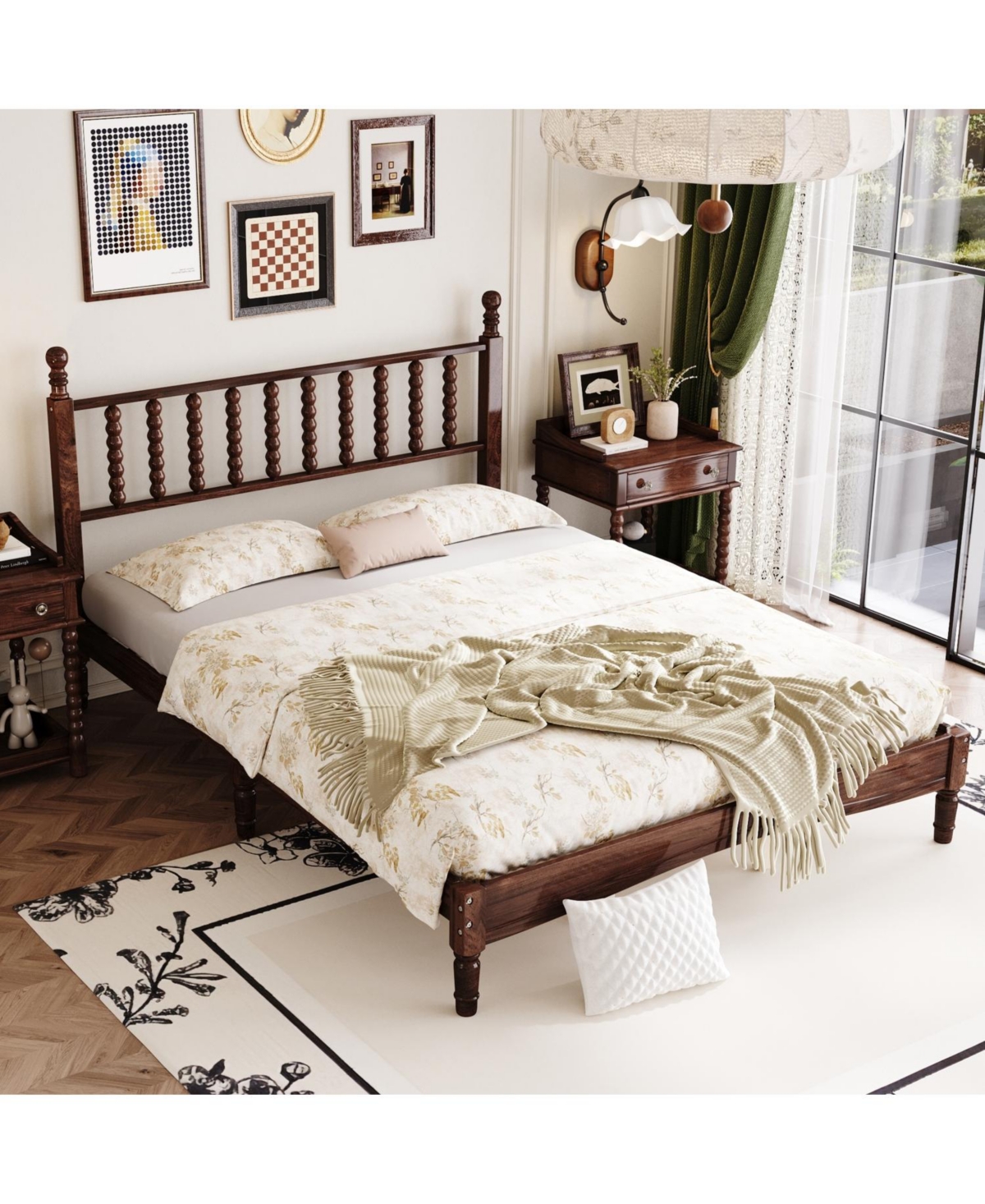 Streamdale Furniture Wood Platform Bed