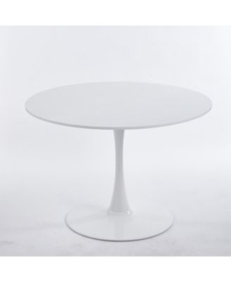  White Tulip Dining Table - Mid-Century Modern