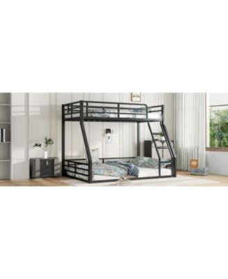 Metal Twin XL/Queen Bunk Bed Frame - Heavy Duty