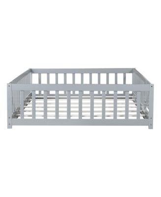 Streamdale Floor Bed with Fence & Door - Grey
