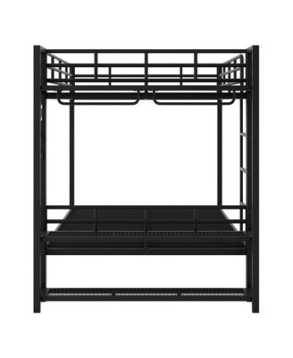 Streamdale Metal Bunk Bed with Storage, LED Light