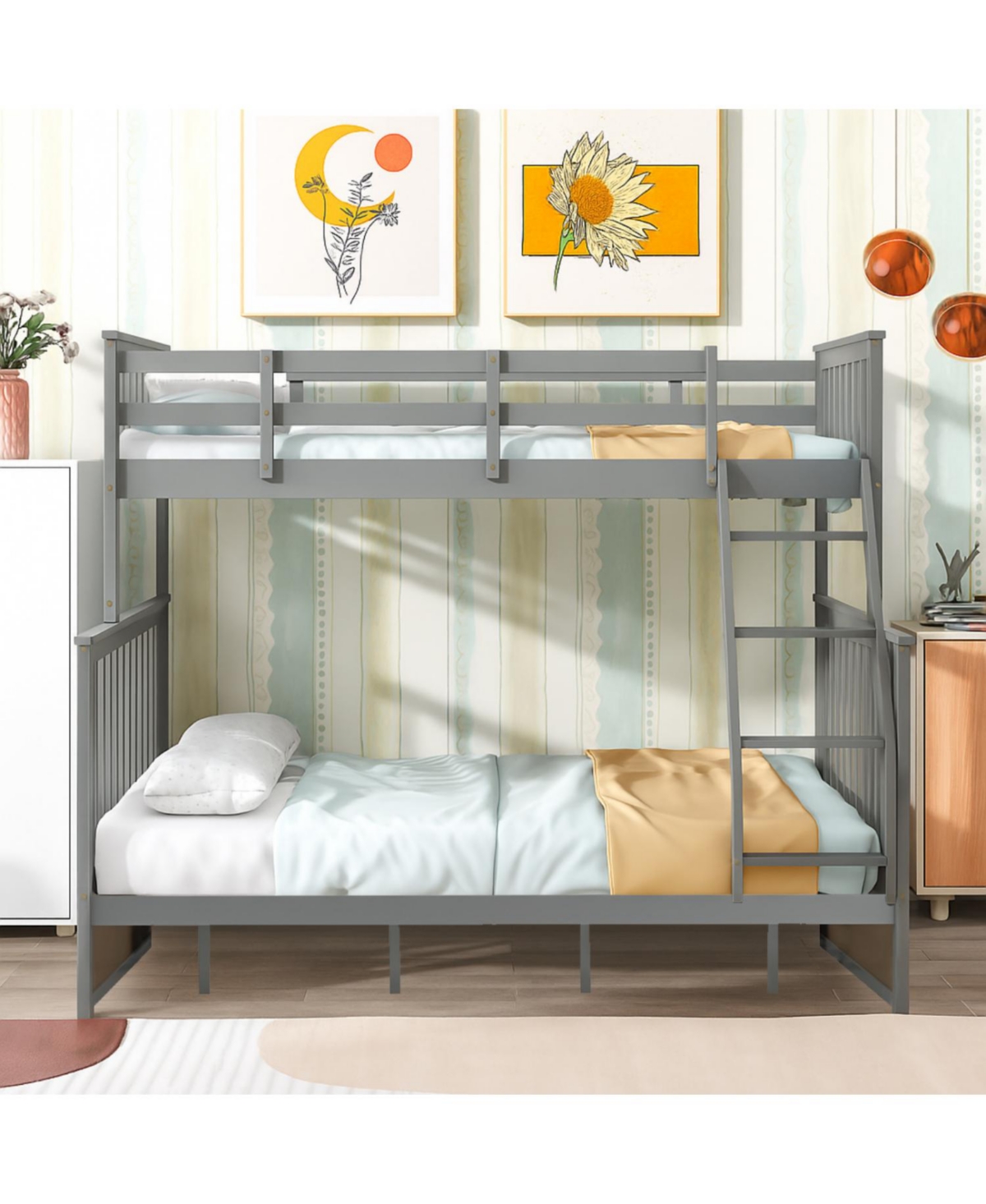 Streamdale Furniture Twin Over Full Wooden Bunk Bed