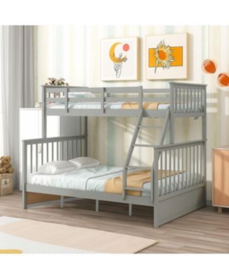 Twin Over Full Wooden Bunk Bed