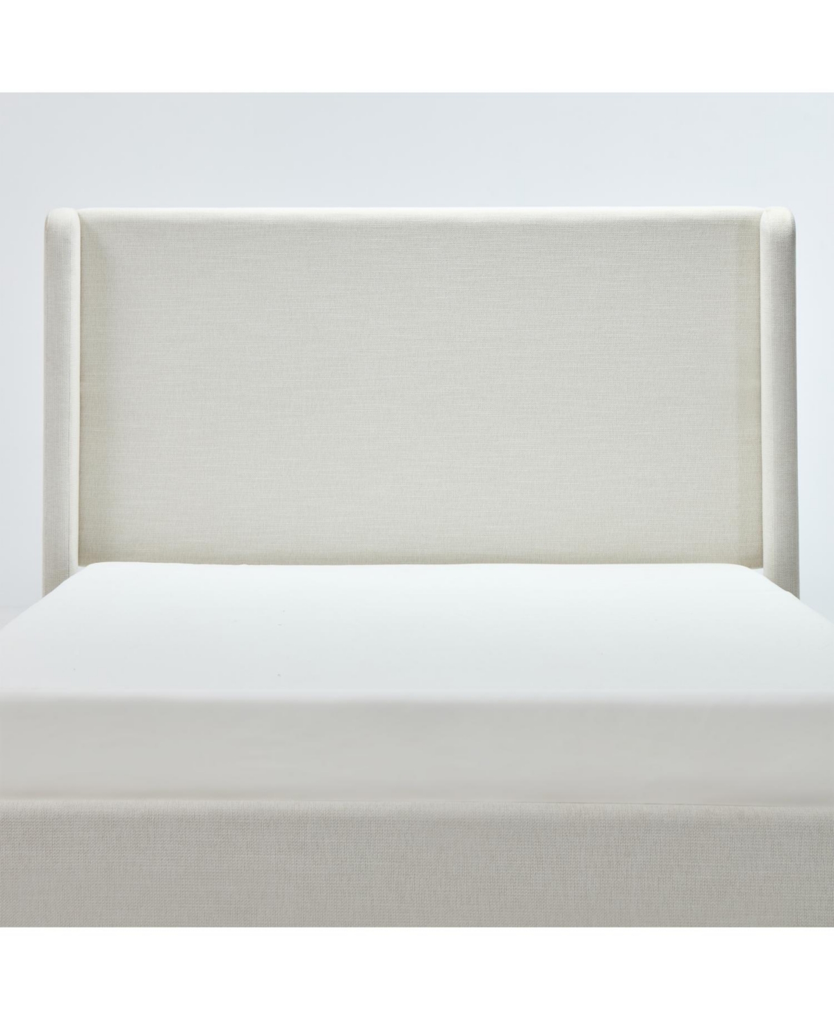 Streamdale Furniture + King + Chenille + Upholstered + Platform Bed Frame