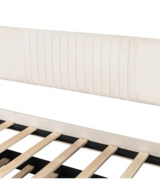 Upholstered Twin Daybed Sofa with Trundle