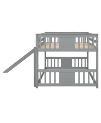 Full Over Full Bunk Bed with Ladder