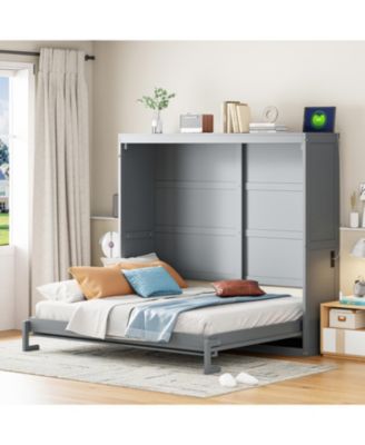 Full Size Murphy Bed - Space Saving Fold Away Wall Bed