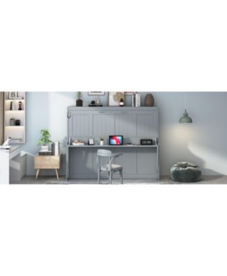  Murphy Bed with Hydraulic Lift & Desk