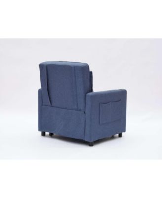 3-in-1 Convertible Sleeper Chair Bed - Linen