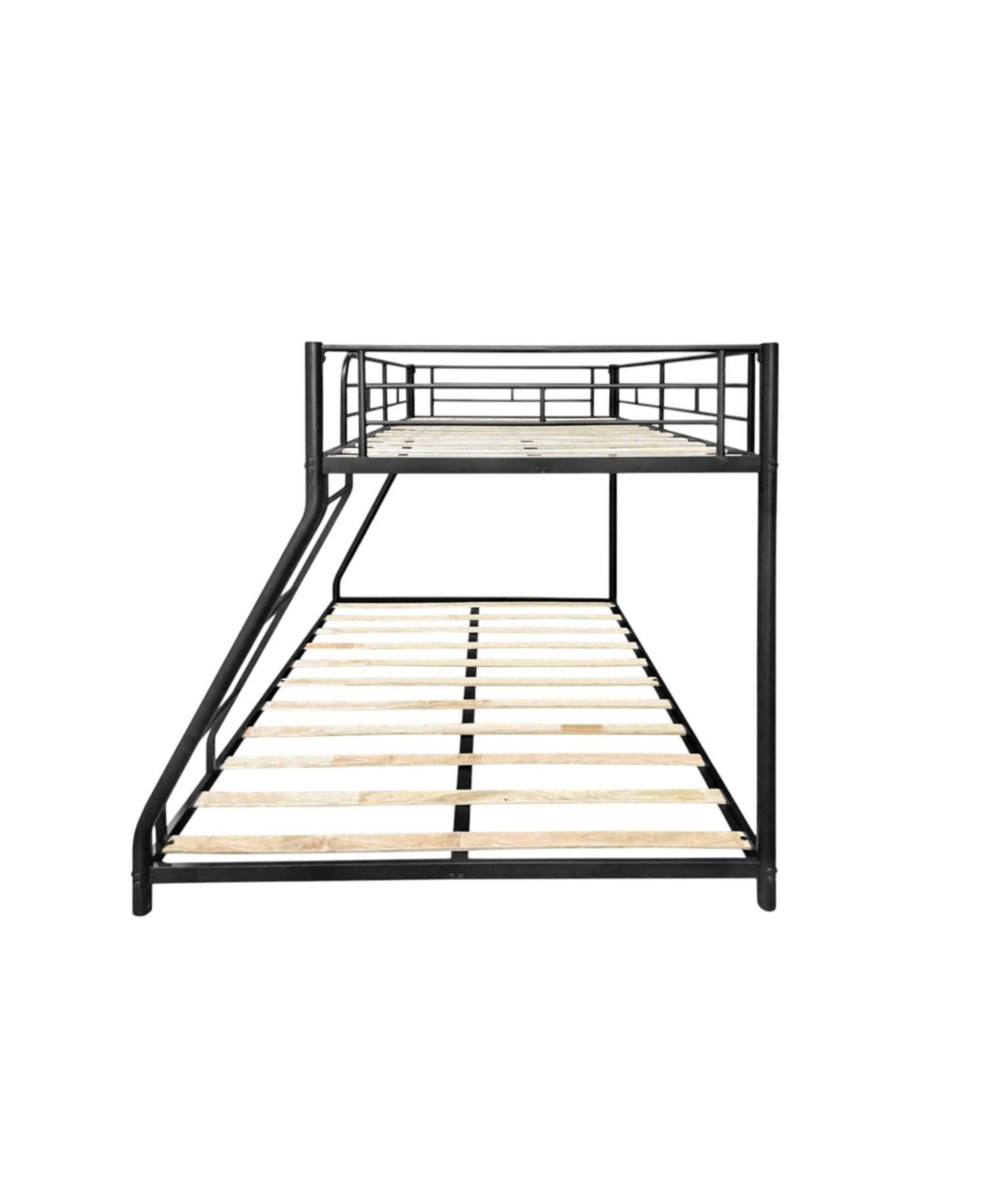 Streamdale Furniture + Twin Over Full + Metal + Sturdy, Squeak-Free, No Box Spring + Bunk Bed