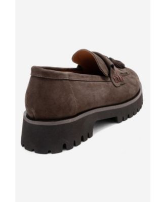 Women's Poen Leather Tassel Loafer