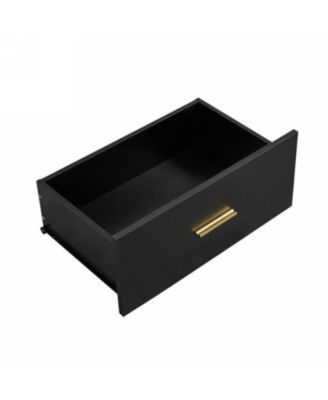 Streamdale Black 9-Drawer Dresser - Modern Bedroom Storage