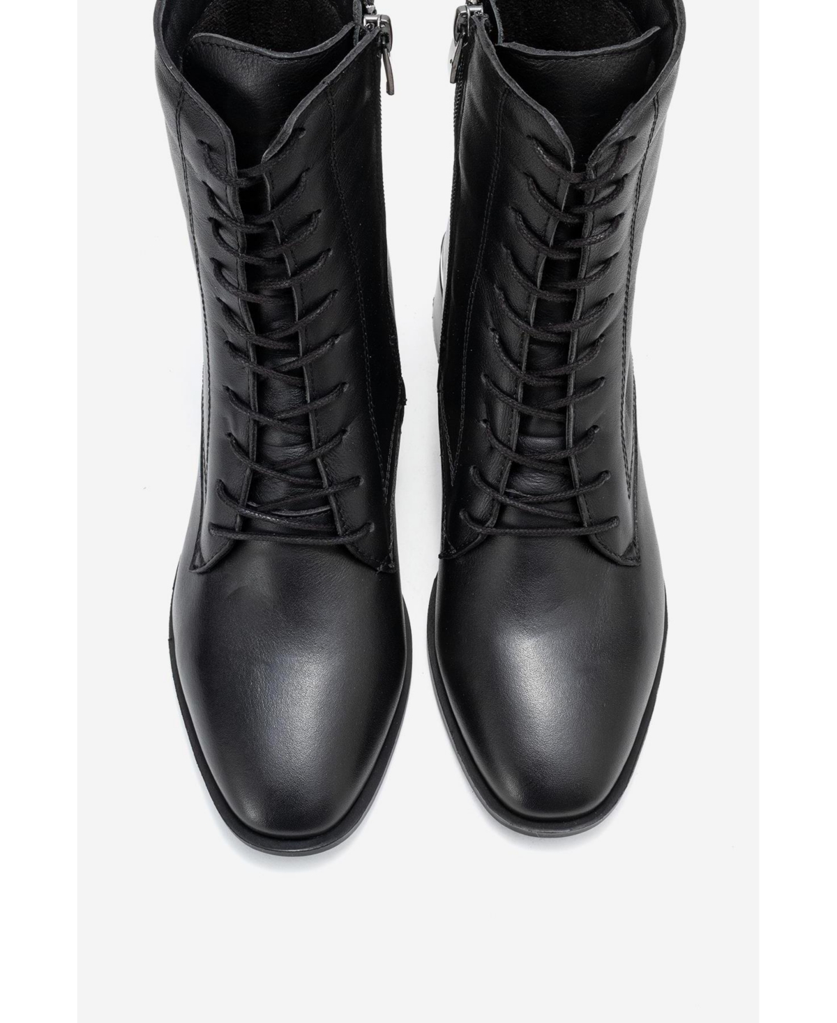 Forever & Always Shoes Avia Leather Block Heel Boot (Women)