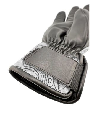 Men's   Men s Waterproof Leather Ergo Grip Snow Gloves