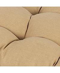 76" x 22" x 5.1" Polyester Tufted Chaise Lounge Cushion,Water-Resistant & Fade-Resistant Cushion for Outdoor Wicker Chaise Lounge Use, Set of 2