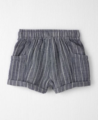 Baby Boys' Collared Shirt and Shorts, 2-Piece Set