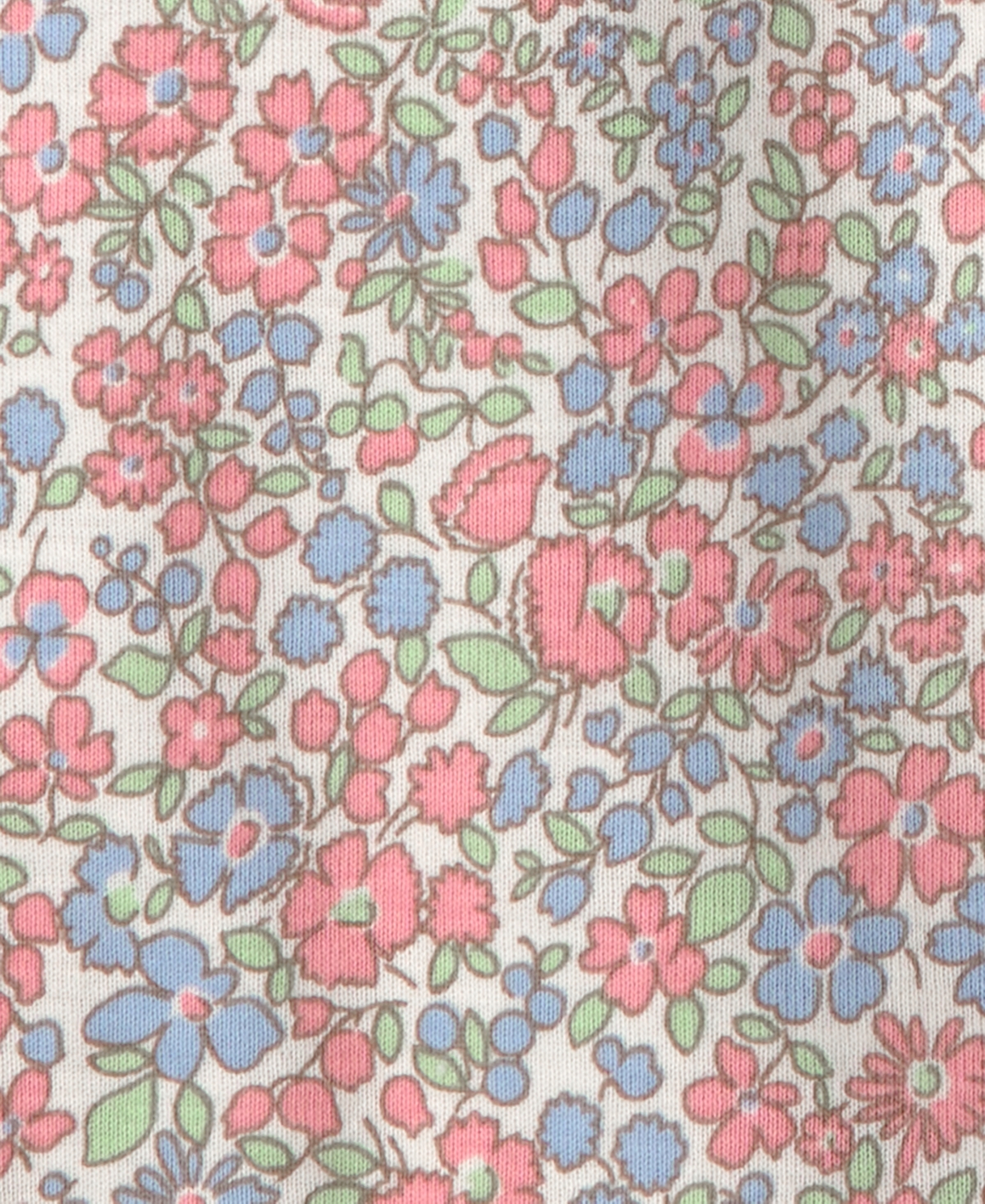 Little Planet by Carter's Baby Girls' Organic Cotton Spring Floral Print Round Neck Bodysuits, 3-Pack