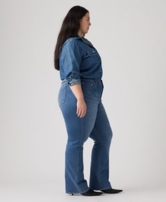 Plus Size High-Rise Boot-Cut Jeans