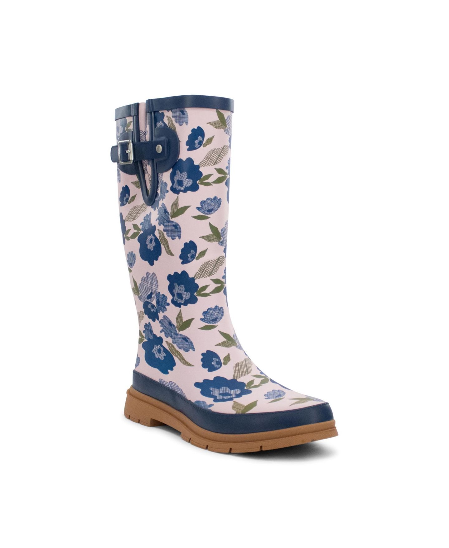 Женские ботинки Western Chief Bold Blossoms Tall Rain Boot, цвет: Сиреневый — фото 3