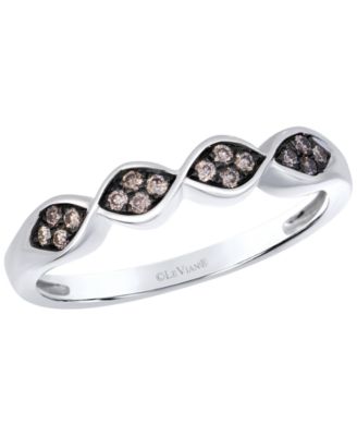 Chocolate Diamond Ring (0.12 ct. t.w.) in 14k Vanilla Gold