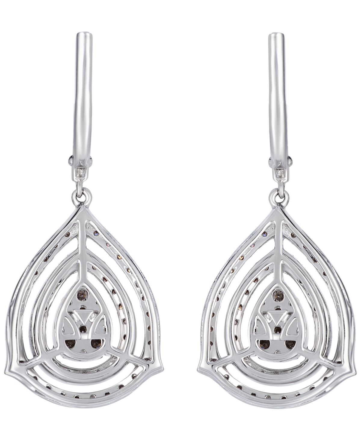 Le Vian Nude Diamond (1.05 ct. t.w.) & Chocolate Diamond (0.38 ct. t.w.) Drop Earrings in 14k Vanilla Gold