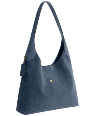 Brooklyn Medium Suede Shoulder Bag 34