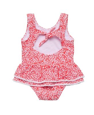 Baby Girls Ditsy Bloom Skirt Swimsuit