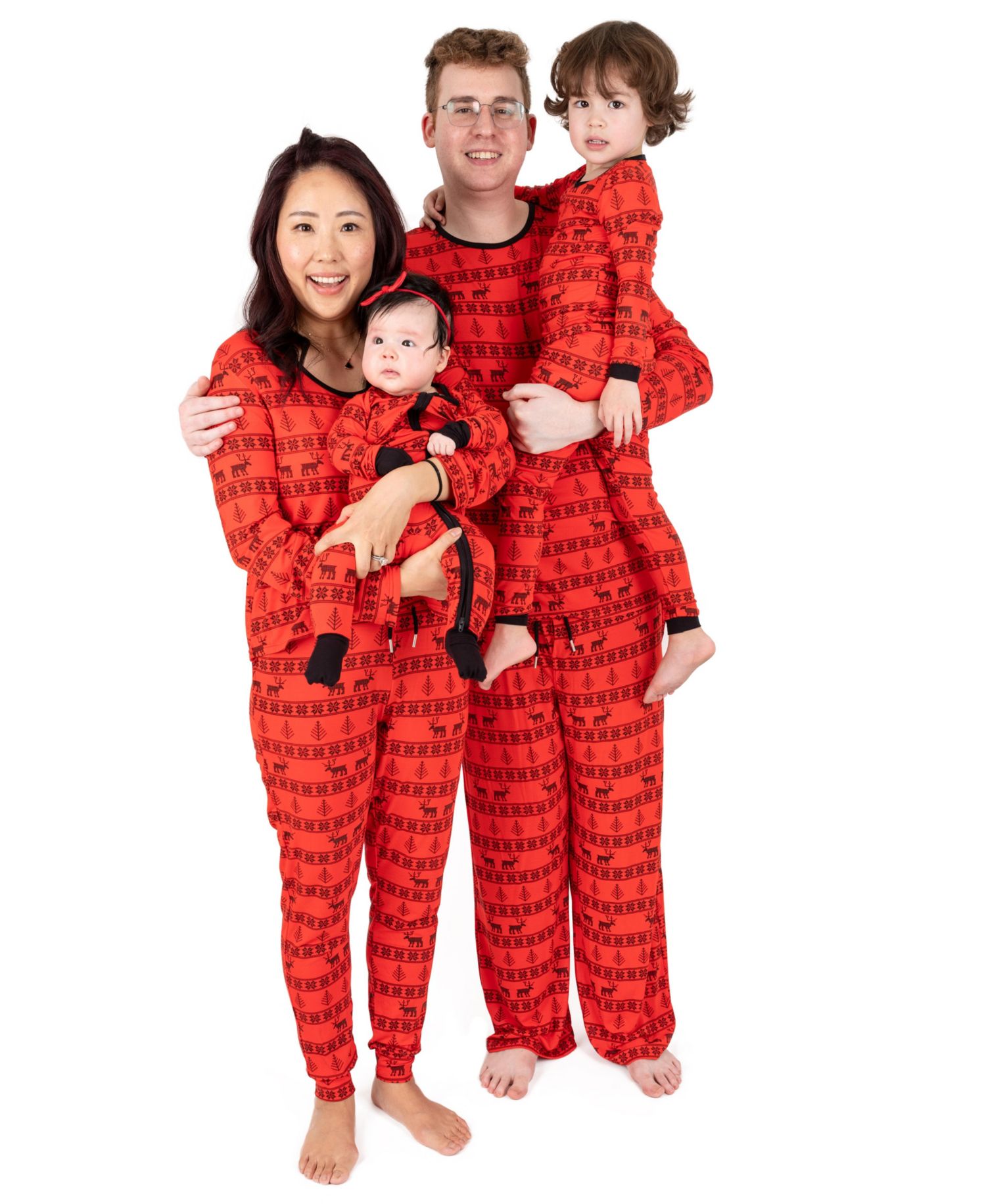 Baby One Piece Viscose from Bamboo Holiday Pajamas
