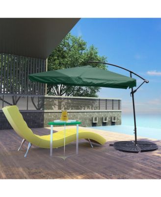 2pcs 26.5 lbs Fan Shaped Base Stand Holder Weight For Outdoor Patio Umbrella