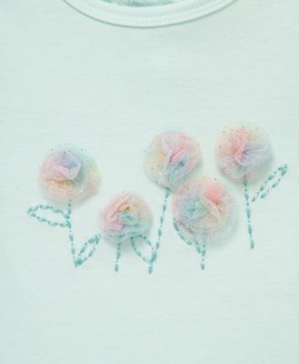 Baby Girls' Round Neck Bodysuit, Skeggings and Headband, 3-Piece Set