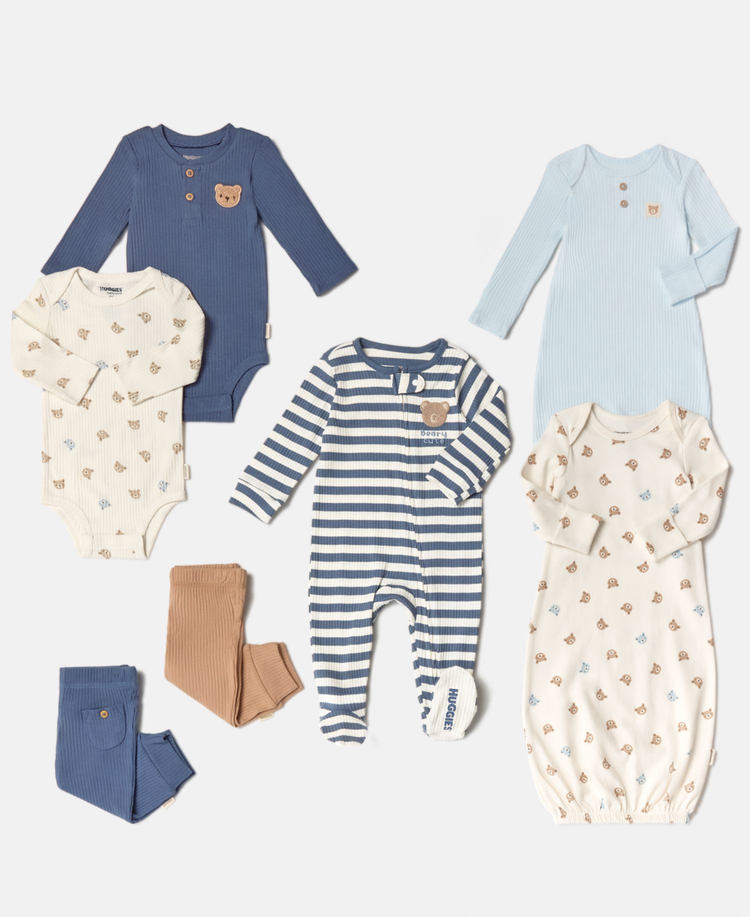 Baby Boys' Pull-On Pants, 2-Pack Set