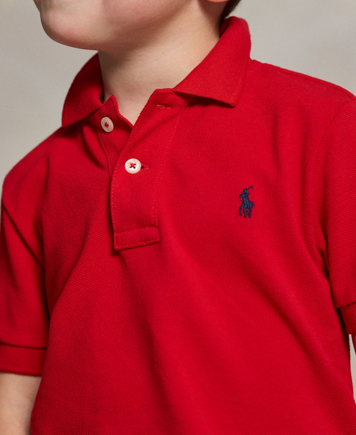 Polo Ralph Lauren Toddler and Little Boys Cotton Mesh Shirt