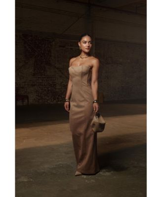 Women's Madison Suede Maxi Dress