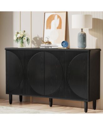 Modern Storage Cabinet, Sideboard Buffet Table with Doors