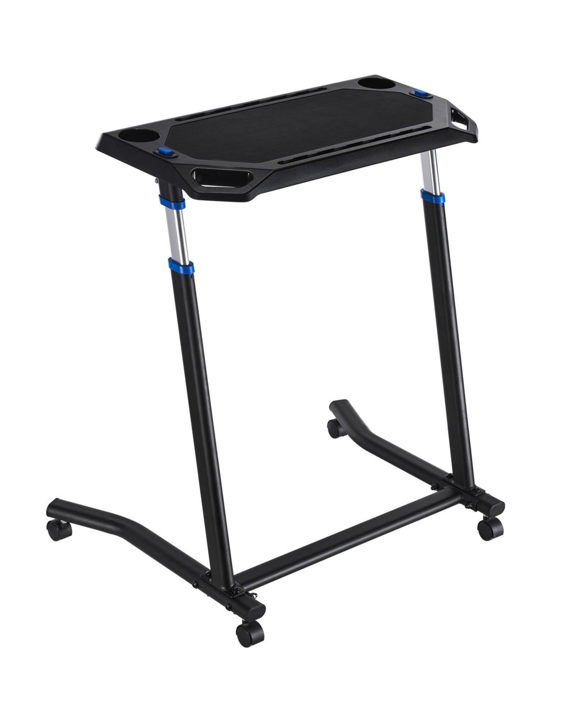 Sugfit Cycling Desk Foldable Fitness Bike and Treadmill Desk with Lockable Wheels