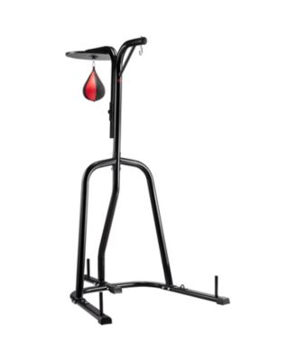 SUGFIT Punching Bag Stand 2-in-1 Heavy Duty Speed Bag and Bag Stand Holds 140 LB