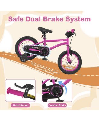 14-Inch Kids Bike – Adjustable Toddler Bicycle with Removable Training Wheels, for Ages 3–8, Safe & Comfortable Ride