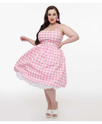 Plus Size 1950s Bobbie Swing Dress