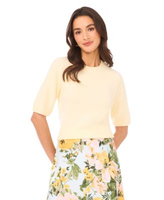 Women's Short-Sleeve Crewneck Sweater