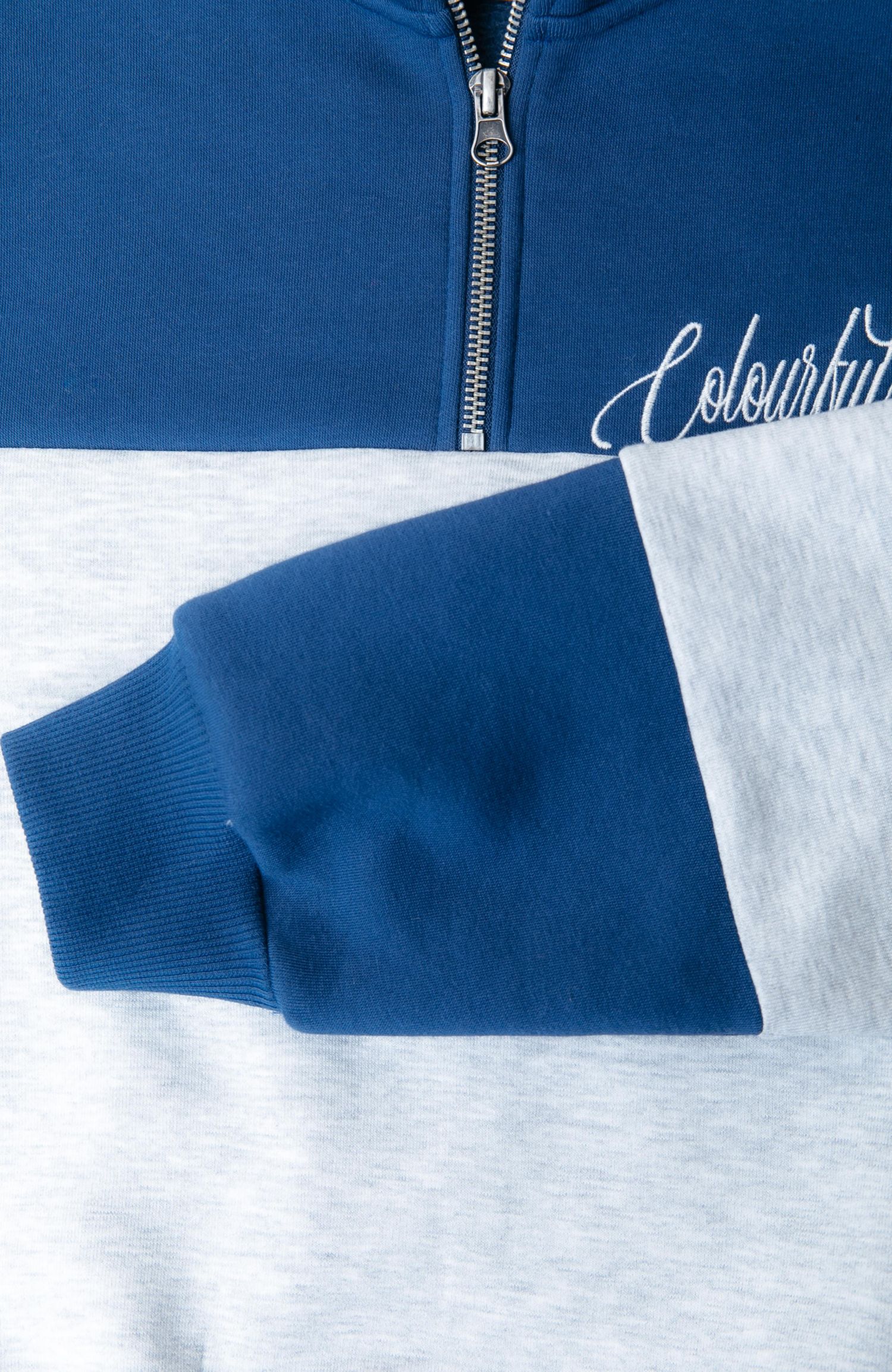 Women's Colourblock Zip Sweat