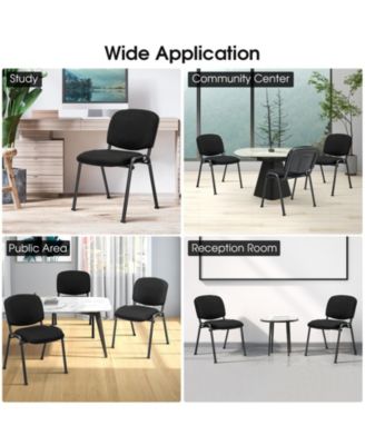 Office Chair with Metal Frame and Padded Cushions for Conference Room