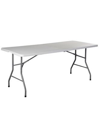 6' Folding Table Portable Plastic Indoor Party DiningTables