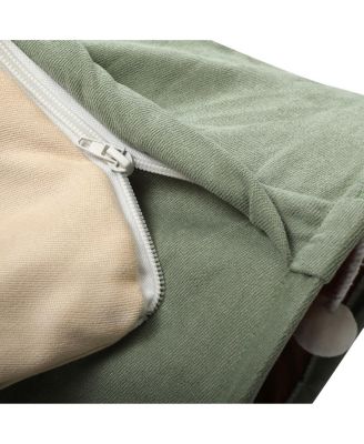 Cat's Telescopic Tunnel Cushioned Bed in Bright Green